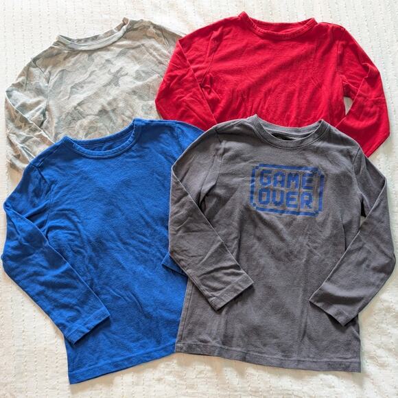 Boys Long Sleeve Shirt Bundle size S 6/7 - Picture 1 of 7
